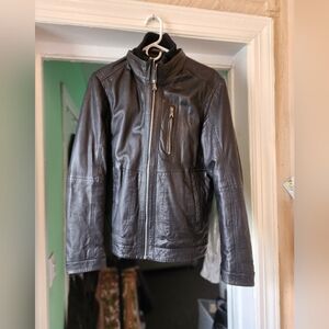 Boss Hugo Boss Veg Tanned Goat men's  genuine leather coat.